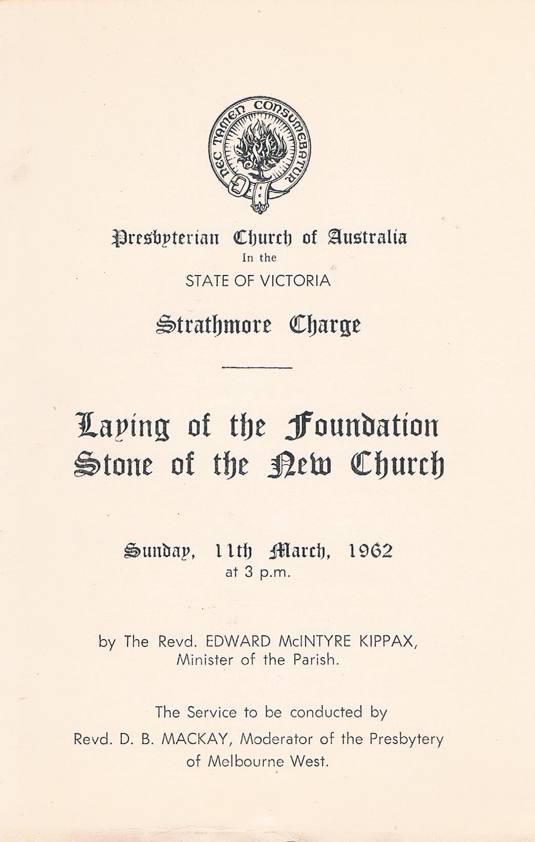 Laying of the Foundation Stone